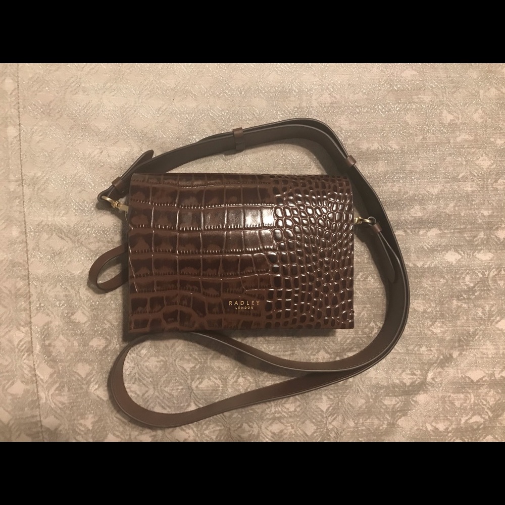 NWOT RADLEY LONDON crocodile leather purse